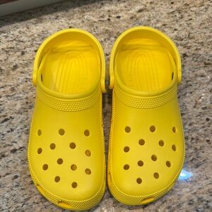 Yellow Kids Clogs